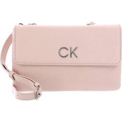 Calvin Klein Flat Crossbody Bag - Spring Rose