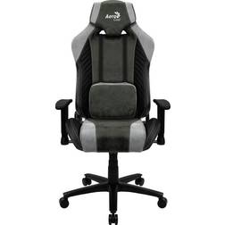 AeroCool Baron AeroSuede Universal Gaming Chair - Green/Grey