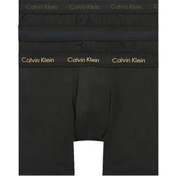Calvin Klein Cotton Stretch Boxer Brief 3-pack - Black/Blue Shadow