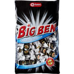 Carletti Big Ben Licorice Caramels 400g