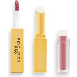 Revolution Pro Supreme Stay 24 Hour Lip Duo 1.5g (Various Shades) Seclusion