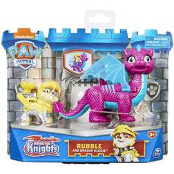 Spin Master PAW Patrol Rescue Knights Rubble & Dragon Blizzie