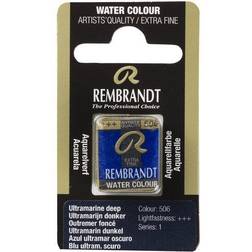 Rembrandt akvarelfarve half pan – Ultramarine Deep 506