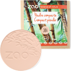 ZAO Økologisk Compact Powder, 304 Cappucino, Refill, 9 g