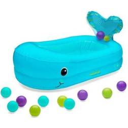 Infantino Whale Bubble Bath Inflatable Bath Tub(tm) Blue
