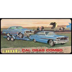 Amt Combo Ford Galaxie Falcon Funny Car w/ Trailer, 1:25