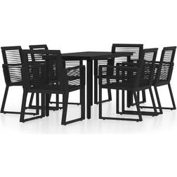 vidaXL 3099152 Patio Dining Set, 1 Table incl. 6 Chairs