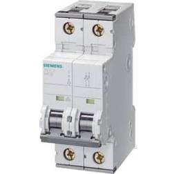 Siemens Automatsikring C 50A, 2P, 6kA, 5SY6250-7
