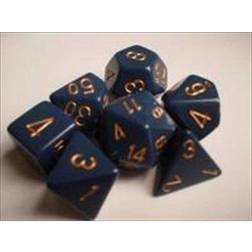 Chessex Rollespils Terninger Opaque Dusty Blue w/Copper