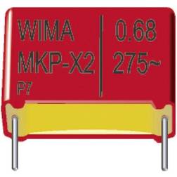 WIMA MKP-X2 10uF 10% 305V RM 37,5 1 stk MKP-X2-støjfjernerkondensator med radial tråd 10 µF 305 V/DC 10 % 37.5 mm (L x B x H) 41.5 x 24 x 45.5 mm