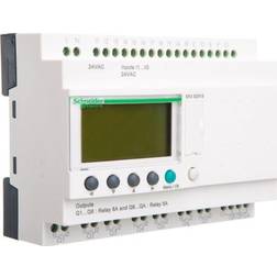 Schneider Electric Zelio Logic SR3B Kompakt smart relæ/ programmerbar controller 24 I/Os, 24 V AC, med LCD