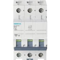 Siemens Automatsikring 10KA 3P C 4A