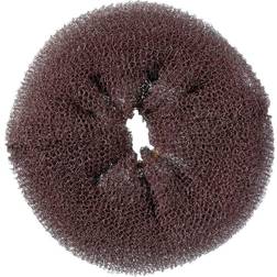 Comair Hår donut rund, brun 11 cm 12 gr