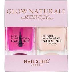 Nails Inc Glow Naturale Glowing Nail Polish Duo 14ml 2-pack 2-pack