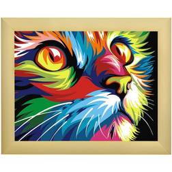Paint by Numbers Rainbow Cat