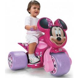 Injusa Løbe Motorcykel Minnie Mouse Samurai 6 V Pink (59,5 x 51 x 46,5 cm)