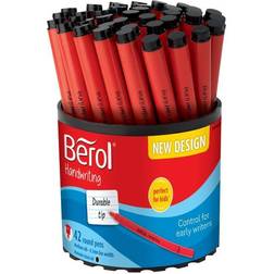 Berol Handwriting pen round stick, black Tub-42, 2066664