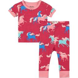 Hatley Frolicking Unicorns Pajamas - Pink