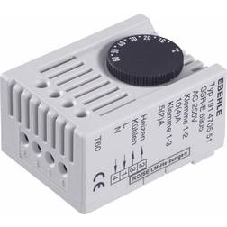 EBERLE Termostat til opvarmning i kontaktskabe SSR-E 6905 230 V/AC 1 x skiftekontakt (L x B x H) 46 x 34.5 x 67 mm 1 stk