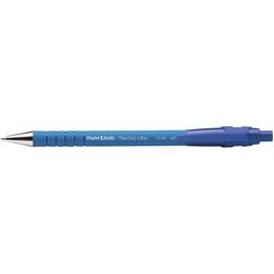 Papermate Flexgrip Ultra, Blå, Blå, Clip-on retractable ballpoint pen, Mellem, Rund, Plast