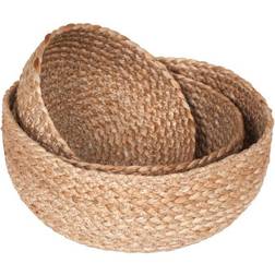 Dixie Braided Bread Baskets Kurve Jute Natural 45547 Brødkurv