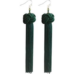 Everneed Maliva Earrings - Silver/Gold/Green