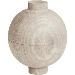 Kristina Dam Studio Wooden Sphere, Egetræ Dekorationsfigur 15cm