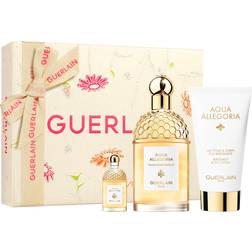 Guerlain Aqua Allegoria Mandarin Basil Gift Set EdT 125ml + EdT 5ml + Body Milk 75ml