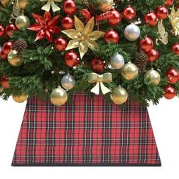vidaXL skjuler til 48x48x25 cm rød og sort Juletræsfod