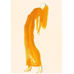 Paper Collective The Saffron Dress 30x40 cm Plakat