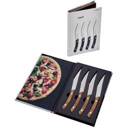 Legnoart Napoli Sæt Af 4 Pizzaknive Og Lyst Håndtag Grillkniv