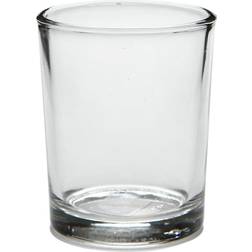 Creativ Company glas diameter 4,5 cm højde 6,5 cm 12 stk Fyrfadsstage