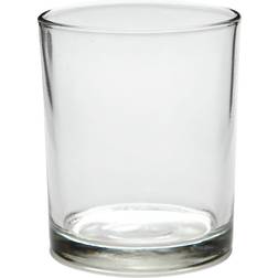 Creativ Company glas diameter 7 cm højde 8,4 cm 12 stk Fyrfadsstage