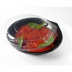 Antalis Plastbakke rund salatbowle APET sort 800ml V504 300stk/ka Salatskål