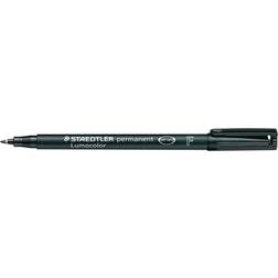 Staedtler OHP-pen Lumocolor sort F 0,6 mm 318-9 permanent (10 stk