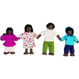 Plantoys Dollhouse Doll Family (Afro American