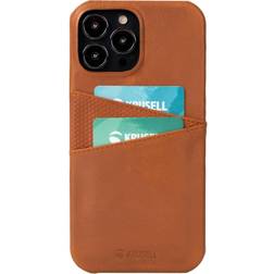 Krusell Leather CardCover for iPhone 13 Pro Max