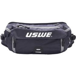 USWE Zulo 6 Hydration Hip Pack One Size Carbon Black Waist Bags