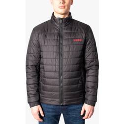 HUGO BOSS Water-repellent padded jacket with logo print
