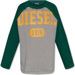 Diesel S-Raglen sweatshirt Grå, Herre