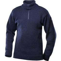 Devold Nansen Sweater Zip Neck Dark Melange