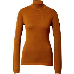 Urban Classics Ladies Basic Turtleneck Sweater - Toffee