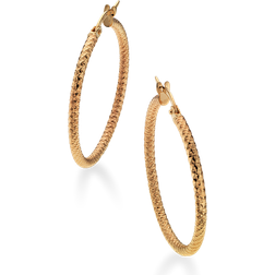 Scrouples Hamret Creole Earrings - Gold