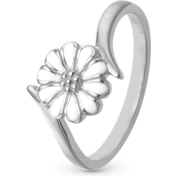 Christina Marguerite Power Ring - Silver/White