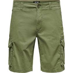 Only & Sons Mike Shorts, Olive Night