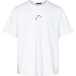 J.Lindeberg Collin Logo Print Tshirt Mand Sweatshirts Ensfarvet hos Magasin