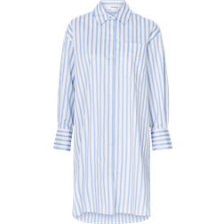 Selected Dora Striped Long Shirt - Blue