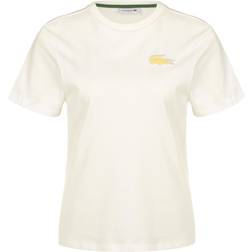 Lacoste Women's loose-fit T-shirt, Yellow