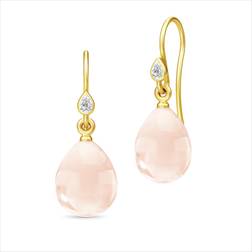 Julie Sandlau Prima Ballerina Earrings - Gold/Blush/Transparent