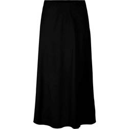 Pieces Pcfranan Hw Midi Skirt - Black